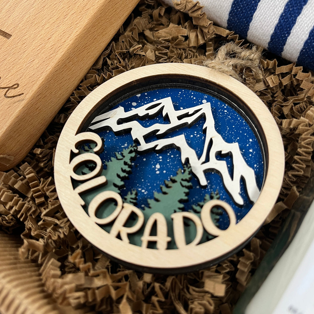 Colorado made ornament by Mile High Gifts