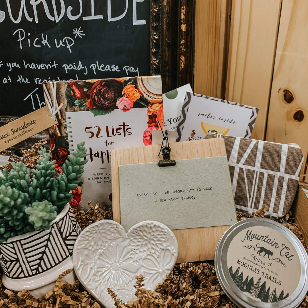 Custom Curate Gift Box from Centennial, Colorado featuring many locally made items.