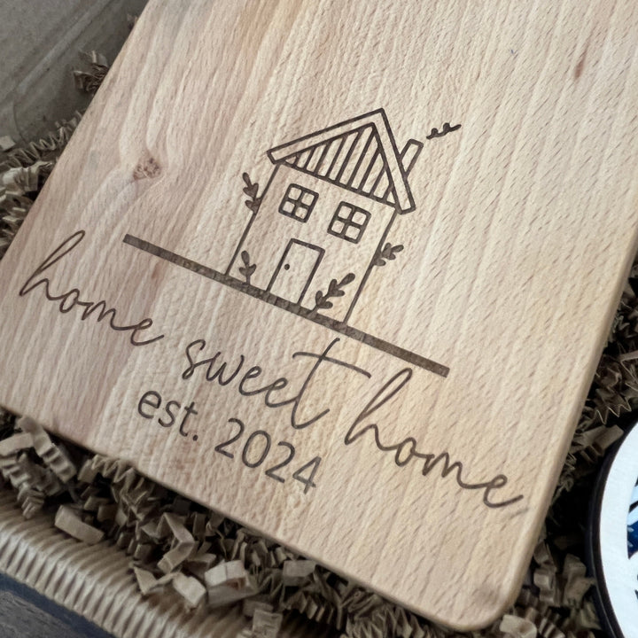 Custom engraved board created by Mile High Gifts